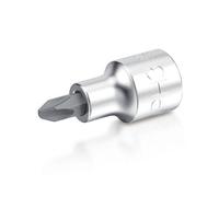 Toptul 3/8 Inch Ph2 Star Drive Phillips Socket Bit Chrome Heavy Duty Tool Bcaa12P2