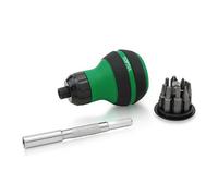 Toptul 9-In-1 High-Torque Stubby Ratchet Screwdriver Set Magnetic Gaar1101