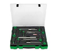 Toptul 9 Piece L-Type Two Way Ball Point & Hex Key Wrench Set Plastic Box