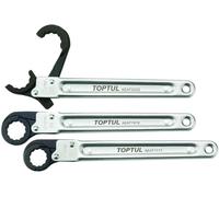 TOPTUL AEAT1010 Ratchet Ring Open-ended Spanner