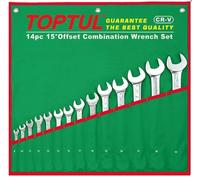 TOPTUL GAAA1602 Spanner Set, ring / open ended