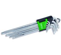 Toptul Professional 9 Piece Extra Long Type Torx Key Wrench Set Torx T10 - T50
