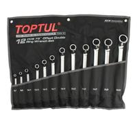 TOPTUL GPAI1202 Double Ring Spanner Set