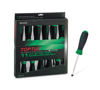 Toptul Pro 11 Piece Super Grip Slotted & Phillips Screwdriver Set GAAE1101
