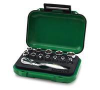 Toptul Professional 13 Piece 1/4in Drive Mini Ratchet & Socket Set GABW1301