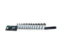 Toptul Professional 13 Piece 3/8in Drive 12 Point Metric Socket Set GAAQ1313