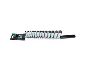 Toptul Professional 13 Piece 3/8in Drive 12 Point Metric Socket Set GAAQ1313
