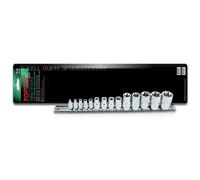 Toptul Professional 14 Piece 1/4in, 3/8in, 1/2in Drive Torx Socket Set GAAR1402