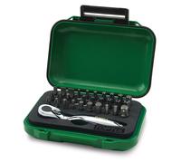 Toptul Professional 31 Piece 1/4in Drive Mini Ratchet & Bit Set GABW3103