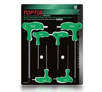 Toptul Professional 6 Piece L Type Ball Hex Key Wrench Set Metric 2mm - 6mm
