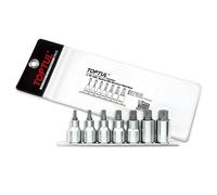 Toptul Professional 7 Piece 1/2in Drive Spline Bit Socket Set M5 - M16 GAAG0703