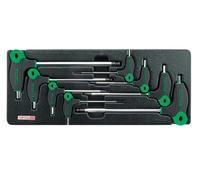 Toptul Professional 8 Piece L Type Hex & Ball Hex Key Wrench Set Module GAAT0811