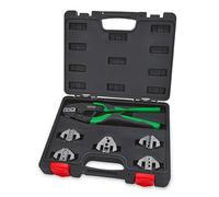 Toptul Quick Interchangeable Ratchet Crimping Tool Kit 7 Pc 4140 Steel Gaai0704