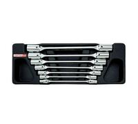 Toptul Socket Wrench Set 7Pc Double End Swivel Type Metric 6X19mm Gaat0702