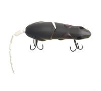 Topwater Mouse Lure 15.5g Segmented Body Realistic(4#Brown Mouse)
