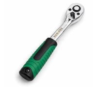 TOPWAY 1/2" Ratchet Handle 72 Teeth - Fine Adjustment Quick Release Reversible Socket Wrench - Heavy Duty Chrome Vanadium Steel Mechanic Tool, Model 423907