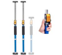 TOPWAY 2 Pack Telescopic Drywall Support 600-1000mm Steel Quick Adjustable Ceiling Support Rod, Supports Up to 60kg Construction Tools for Cabinet Door Frame Strut