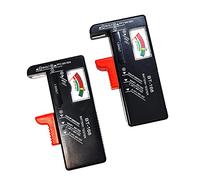 TOPWAY 2X Battery Tester, Universal Analogue Battery Checker for AA, AAA, C, D, 9V, 1.5V Button Cell Batteries (Model: BT-168) 452100