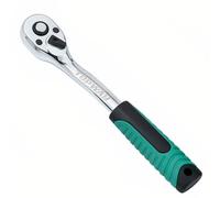 TOPWAY 3/8" Drive Ratchet Handle, 72-Teeth Quick-Released Socket Wrench Handle, High Grade Chrome Vanadium Steel, Auto Repair Garage Tool, 200mm 422907