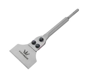 TOPWAY 4 Inch SDS Plus Chisel 300mm x 100mm Spatula Tile Chisel Bit