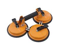 TOPWAY 6 Inch Vacuum Suction Cup Glass Lifter Heavy Duty Flexible Tile Triple Suction Cups, for Glass Lifting Granite Window Replacement and Dent Pulling