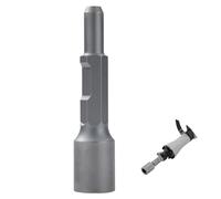 TOPWAY 65A Jack Hammer Star Picket Post Driver Chisel Bit 32 x 50 x 220mm for Demolition Jackhammer Breaker 121143