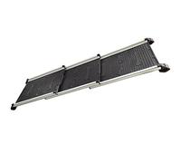 TOPWAY Aluminium Telescopic Pet Ramp, 150 lbs Weight Capacity, Anti-Slip Surface, 71-156cm Adjustable