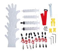 TOPWAY Bicycle Hydraulic Disc Brake Bleed Kit for SHIMANO//TEKTRO/MAGURA/Louise Marta/SRAM Series, Outdoor Mountain Cycling Brake Mineral Oil Bleeder Kit Repair Tool