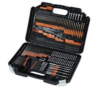 TOPWAY Combination Drill Bit Set 246PCs, Metric Size, Including HSS Titanium Twist Drill Bits, Masonry Drill Bits, Wood Drill Bits, Screwdriver Bits and More, Packed in Storage Case 121704