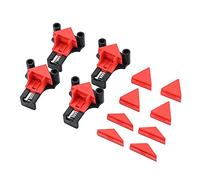 TOPWAY Corner Clamps for Woodwork Set of 4 Multi-Angle 60/90/120 Degree Right Angle Clamp for Woodworking, Drilling and Cabinet Photo Frame Making 313200