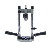 TOPWAY Drill Guide Attachment, Portable Drill Stand Holder with 13mm Drill Chuck, Fits Most 1/2 Inch and 3/8 Inch Electric Power Drills Drilling 105415