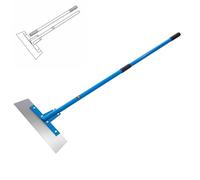TOPWAY Floor Scraper 500mm Wide with 1450mm Heavy-Duty Fibreglass Detachable Handle for Grout Adhesives Grease Dirt and Grime Removal