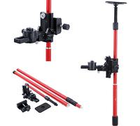 TOPWAY Laser Level Telescopic Pole 4M Floor-to-Ceiling Laser Rod Support | Aluminum Alloy, Extendable, Fine-Tune Holder and Nylon Bag, for Rotary and Line Laser Levels, Model 311571