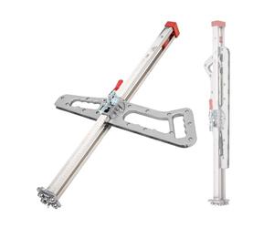 TOPWAY Manual Drywall Cutter with Foldable Aluminum Handle, 60cm Cutting Width, Stainless Steel, Gypsum Plaster Board Cutting Tool for Woodworking DIY Home Improvement