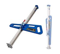 TOPWAY Manual Plasterboard Cutting Tool with Foldable Handle, 61cm Max Cutting Width, Stainless Steel Structure, Drywall Gypsum Board Cutter for Woodworking DIY Project