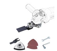 TOPWAY Oscillating Multitool Adapter Electric Angle Grinder Attachment, Oscillating Tool Saw Blade Triangular Sandpaper Adapter Kit for Wood Wall Sanding Grinding Polishing