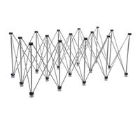 TOPWAY Portable Folding Workstand 228x117x82cm, Height Adjustable,1600kg Loading Capacity, Stainless Steel, Tile Slab Wood Working Worktop Construction Table Workbench Sawhorse Support in Carry Bag