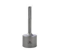 TOPWAY SDS Max Ground Rod Driver 65 x 80 x 220mm T Post Driver Chisel Bit, Work with SDS Max Rotary Hammers and Hammer Drills 121150