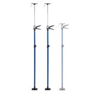 TOPWAY Telescopic Drywall Support Props 115-290cm Set of 2 Steel Quick Adjustable Support Pole Extension Rod, Supports Up to 30kg, Construction Tools for Cabinet Ceiling Door Frame Strut