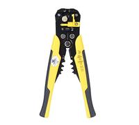 TOPWAY Wire Stripper, 3-in-1 Multifunctional Automatic 10-24 AWG (0.2~6.0mm²) 8 Inch Self-Adjusting Electrician Cable Wire Terminals Cutting Plier Crimping Tool 416503