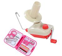 TOPWAY Yarn Ball Winder with Portable Sewing Kit, Yarn Winder for Wool, Hand Operated Wool Yarn Fiber String Winding Knitting Needlecraft Tool 990222