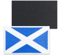 TOPWAYS 2PCS British Union Jack Patch | United Kingdom Flag Patch Tactical Patches Hook and Loop Applique for Backpack Hat Jacket Jeans Travel