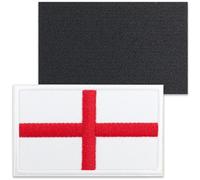 TOPWAYS 2PCS British Union Jack Patch | United Kingdom Flag Patch Tactical Patches Hook and Loop Applique for Backpack Hat Jacket Jeans Travel
