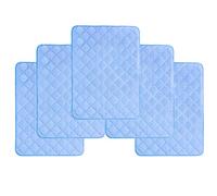 Topwon Quilted Changing Pad Waterproof, Crib Mattress Pad Liner,Comfy and Soft Foldable Mattresses 23'' x 31'' Protection for Kids, Adults, Elderly | Liquid, Urine, Accidents - 5 Pack