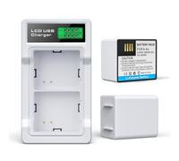 topwowe - 2 Pack 4800mAh Rechargeable Battery with Dual LCD Charger Compatible with Arlo Pro 5S 2K, Pro 4, Pro 3, Ultra 2 and Ultra VMA5400 VMC4040P VMC4060P Cameras