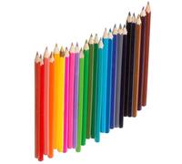 Topwrite Set of 12 Colored Pencils with Sharpener and Storage Tube, Multicolour