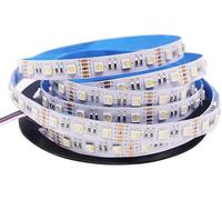 TOPXCDZ 12V 24V SMD5050 RGBW RGBWW LED Strip RGB White RGB Warm White, 4 Color in 1 LED Chip,60 LED/M IP20 IP65 IP67 Waterproof LED Tape (IP20 Not Waterproof, 12V RGBW)