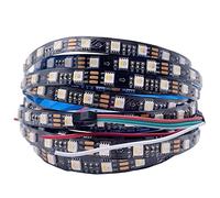 TOPXCDZ 5M DC12V SK6812 RGBW RGBWW LED Strip 60LEDs/m 5050 SMD Flexible LED Light DC12V IP20 IP65 IP67 White/Black PCB 1 IC Driver 3 LEDs (12V 5M SK6812 RGBWW, Black Pcb Ip20)