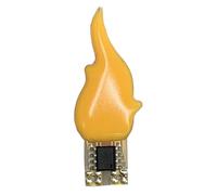 TOPXCDZ LED 3V Flashing Candle Lights COB LEDs Flame Lights 1800K DC2.7-3.7V Birthday Party Decoration Light Bulbs Diode Accessories DIY (10)