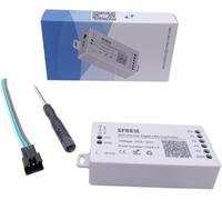 TOPXCDZ SP801E WiFi Art-Net Magic LED Controller LED Matrix Panel Module WS2812B WS2811 Light Strip Wireless Control iOS Android DC5-24V